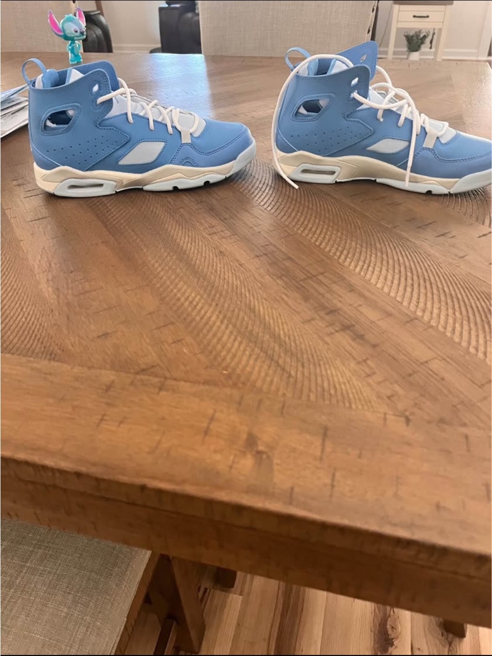 Jordan FLTCLB '91 (GS) Sneakers Blue/White Mid Top Lace-Up 5Y